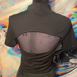 Open Back Mock Neck Urban Outfitters Crop Top NWOT